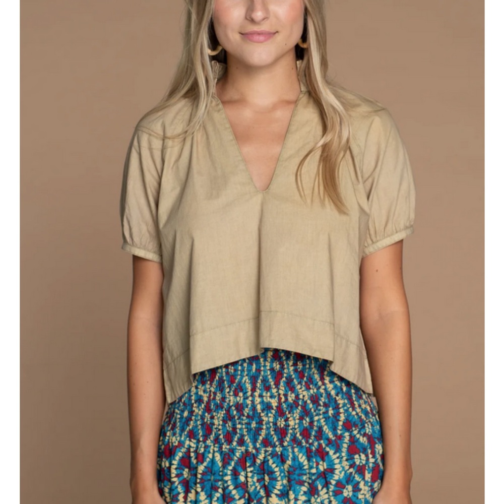 OLIVIA JAMES Elizabeth Top in Harvest Plum | Size S | NWOT - Picture 5 of 6